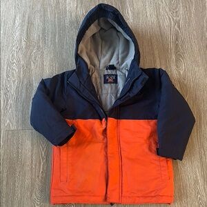 The Children's Place Blue and Orange Puffer Jacket Size 5T